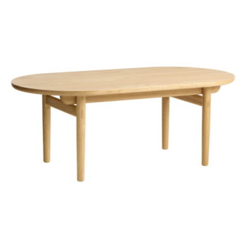 Konferenčný stolík v dekore duba v prírodnej farbe 70x130 cm Carno – Unique Furniture - Image 2