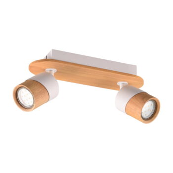 Bielo-hnedé stropné svietidlo ø 6 cm Aruni – Trio - Image 3