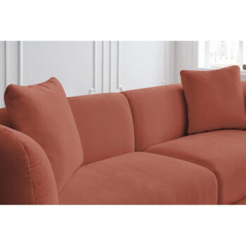 Červená pohovka 230 cm Bourbon - Bobochic Paris – Obrázok 10