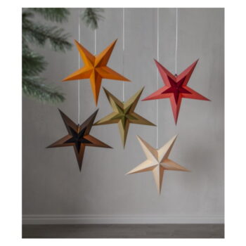 Oranžová vianočná svetelná dekorácia Star Trading Diva, ø 60 cm - Image 4