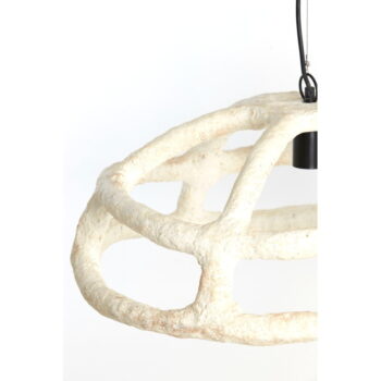 Krémové závesné svietidlo ø 59 cm Porila – Light & Living - Image 5