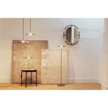 Ratanový okrúhly odkladací stolík ø 50 cm Spike - Zuiver – Obrázok 2