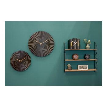 Hodiny v čiernej farbe Karlsson Sensu, ⌀ 50 cm - Image 2
