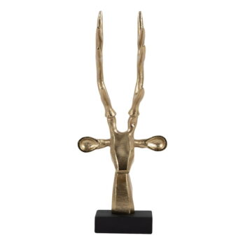 Kovová soška (výška 34 cm) Reindeer Head – PT LIVING – Obrázok 3