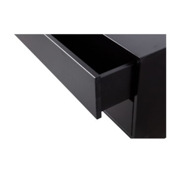 Čierny modulárny TV stolík z borovicového dreva 231x40 cm Finca – WOOOD - Image 2