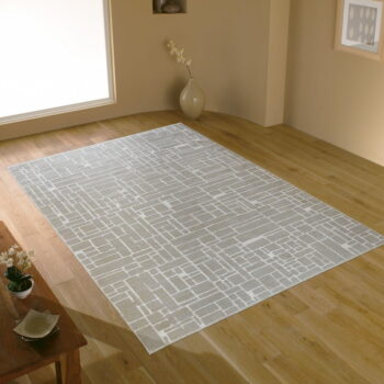 Sivo-béžový koberec 80x150 cm Jaipur – Webtappeti - Image 2