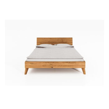 Dvojlôžková posteľ z dubového dreva 200x200 cm Greg 1 - The Beds – Obrázok 2