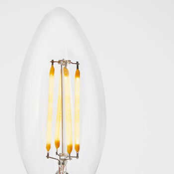Teplá LED filamentová stmievateľná žiarovka E14, 4 W Candle - tala - Image 6