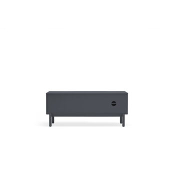 Tmavosivý TV stolík 140x56 cm Corvo - Teulat - Image 5
