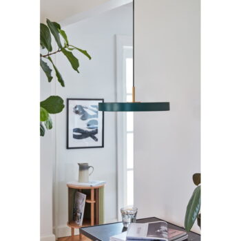 Tmavozelené LED závesné svietidlo s kovovým tienidlom ø 31 cm Asteria Mini – UMAGE - Image 3