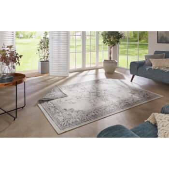 Sivo-krémový vonkajší koberec NORTHRUGS Borbon, 200 x 290 cm - Image 3