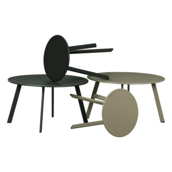 Zelený železný zahradný konferenčný stolík WOOOD Fer, ø 40 cm - Image 4