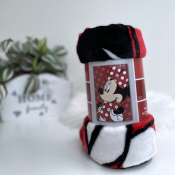Červená detská deka z mikroplyšu 100x150 cm Minnie - Jerry Fabrics - Image 2