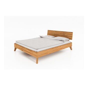 Dvojlôžková posteľ z dubového dreva 200x200 cm Greg 1 - The Beds – Obrázok 3