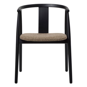 Čierna/béžová jedálenská stolička Relate – Unique Furniture – Obrázok 2