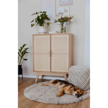 Skrinka v dekore duba v prírodnej farbe 87x110 cm Bridget – Støraa - Image 5