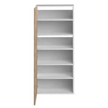 Biela skrinka na topánky v dekore duba Bamboo - TemaHome - Image 4