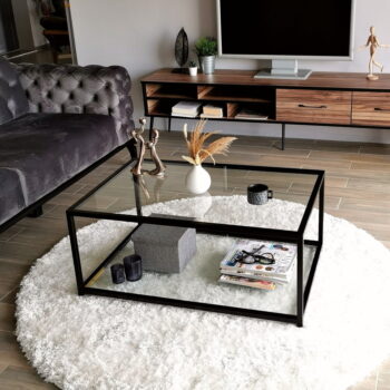 Čierny konferenčný stolík 60x90 cm Astro - Neostill - Image 7