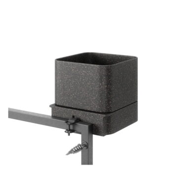 Závesné plastové kvetináče na bylinky v súprave 4 ks Cubiko – Umbra - Image 11