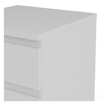 Biela vysoká komoda 40x107 cm Nova – Tvilum - Image 2