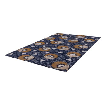 Tmavomodrý vlnený koberec 200x300 cm Chintz – Agnella – Obrázok 4