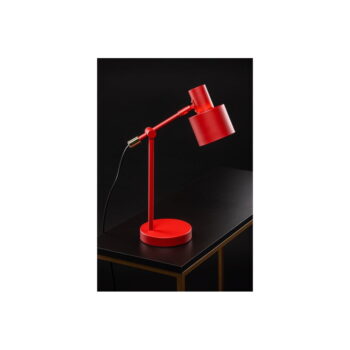 Červená stolová lampa s kovovým tienidlom (výška 35 cm) Selvia II – GTV - Image 4