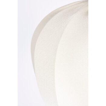 Biela stojacia lampa s textilným tienidlom (výška 160 cm) Shem – White Label - Image 5