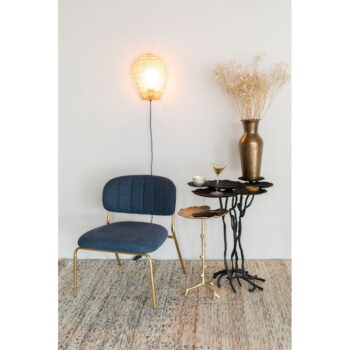 Kovový odkladací stolík 60x57 cm Lily – White Label – Obrázok 4
