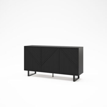 Čierna komoda 151x80x35 cm Peta – Marckeric - Image 4