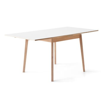 Rozkladací jedálenský stôl s bielou doskou Hammel Single, 90 x 90 cm – Obrázok 2