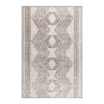 Krémovo-hnedý vonkajší koberec 80x150 cm Gemini – Elle Decoration