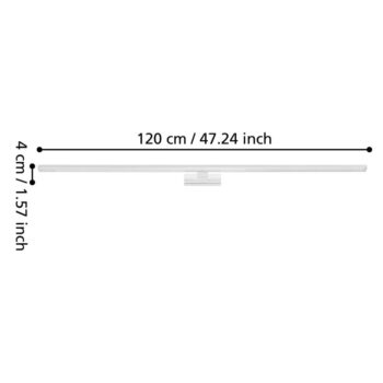 LED nástenné svietidlo v striebornej farbe PANDELLA 1 – EGLO - Image 3