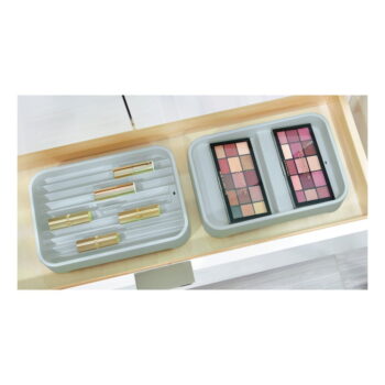 Sivý organizér na makeup iDesign Eco Bin, 28,12 x 19,23 cm – Obrázok 5