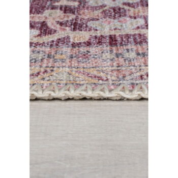 Svetločervený umývateľný koberec s prímesou recyklovaných vlákien 80x150 cm Windsor – Flair Rugs - Image 5