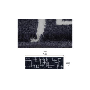 Čierne nášľapy na schody v súprave 13 ks 22x73 cm Geometric – Mila Home - Image 3