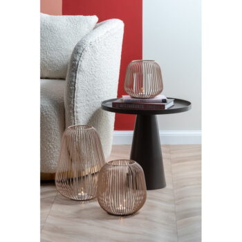 Svetlohnedý stolový lampáš PT LIVING Lantern, výška 15,5 cm – Obrázok 4