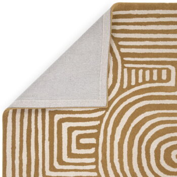 Okrovožltý vlnený koberec 120x170 cm Reef – Asiatic Carpets - Image 7