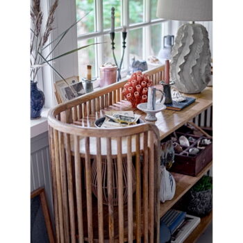 Béžová stolová lampa s textilným tienidlom (výška 64 cm) Natika – Bloomingville – Obrázok 2
