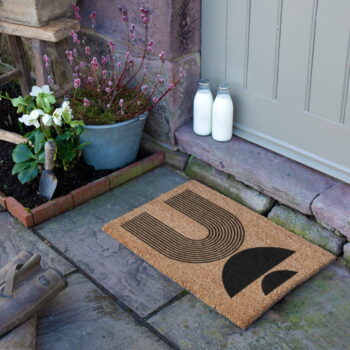 Rohožka z kokosového vlákna 40x60 cm Half Moon – Artsy Doormats – Obrázok 7