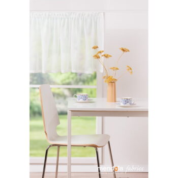 Biela voálová záclona 150x50 cm Avenue – Mendola Fabrics - Image 2