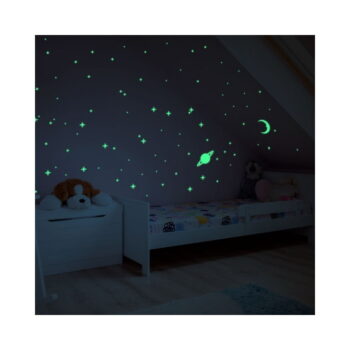 Svietiace samolepky na stenu Ambiance Moon and Planets – Obrázok 3