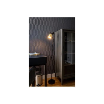 Stojacia lampa s kovovým tienidlom v čierno-zlatej farbe (výška 133,5 cm) Mouse – GTV - Image 4