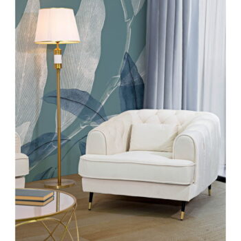 Krémové kreslo Praga – Mauro Ferretti – Obrázok 4