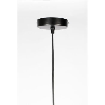 Čierne závesné svietidlo White Label Lena, ø 48 cm - Image 3