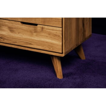 Šatníková skriňa z dubového dreva 90x180 cm Greg - The Beds - Image 6