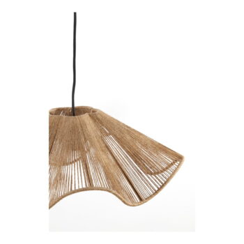 Závesné svietidlo v prírodnej farbe s tienidlom z juty ø 48 cm Fodara – Light & Living - Image 5