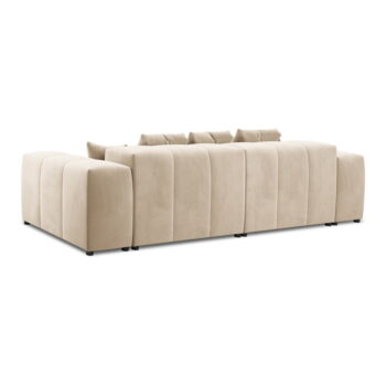 Béžová zamatová pohovka 320 cm Rome Velvet - Cosmopolitan Design - Image 3