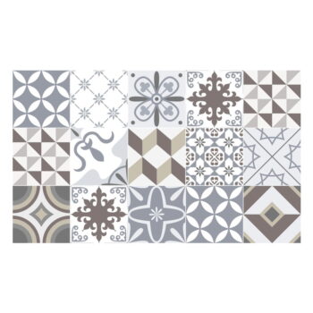 Vodoodolná samolepka na podlahu Ambiance Brown Style, 100 × 60 cm – Obrázok 2