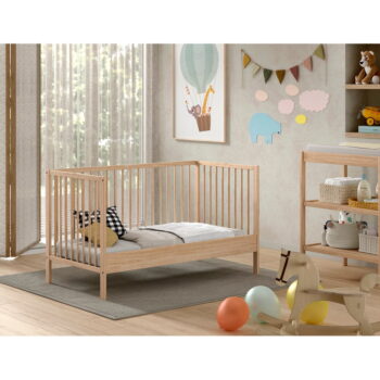 Postieľka z borovicového dreva 70x140 cm v prírodnej farbe DINO – Vipack - Image 3