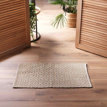 Béžový prateľný koberec 50x80 cm Lazaro – douceur d'intérieur - Image 2